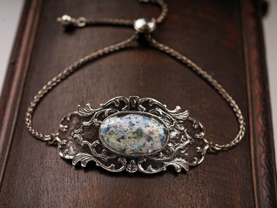roman glass friendship bracelet from paz creations