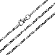 Sterling Silver Evil Eye & Key Pendant Necklace  - Paz Creations Jewelry