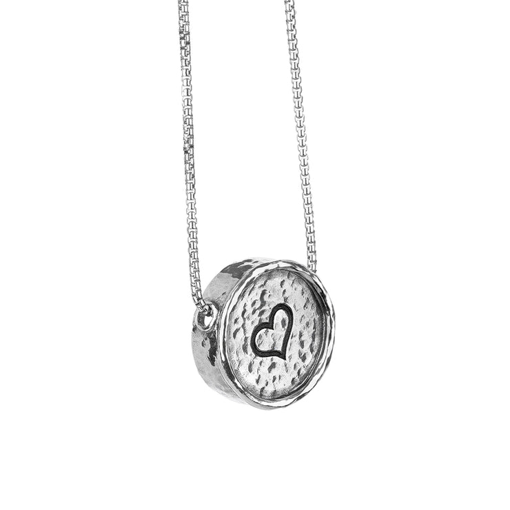 Sterling Silver Personalized Pendant Necklace - NESTED PENDANT  - Paz Creations Jewelry