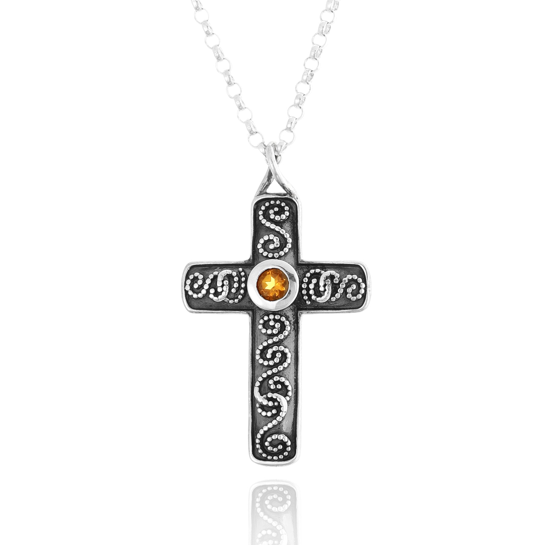 Linea by Louis Dell'Olio Cross Necklace w/ Crystal Accent - QVC.com