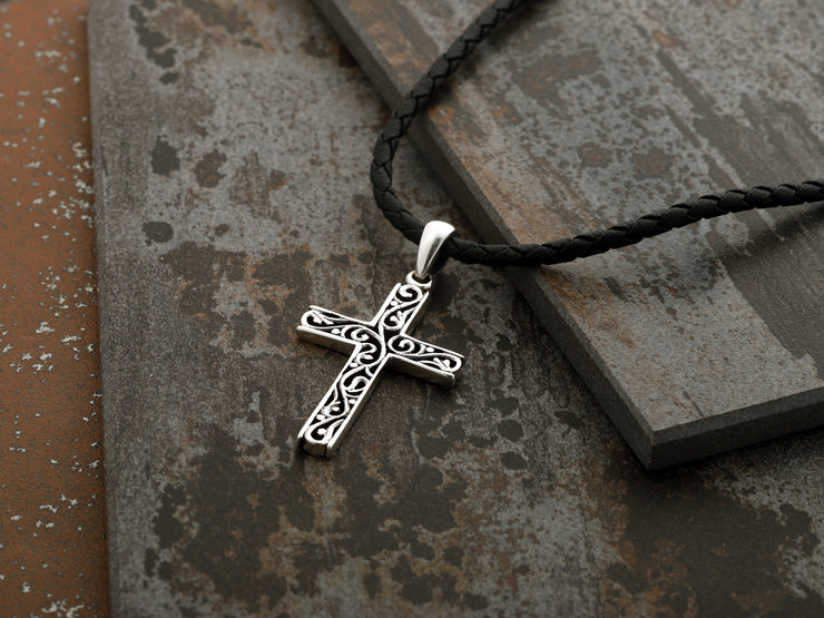 Buy Stainless Steel Cross Necklace for Men Silver Cross Necklace for boy  Small Cross Pendant Necklace Simple Jewelry Cross Chain for Mens, Stainless  Steel, No Gemstone, at Amazon.in