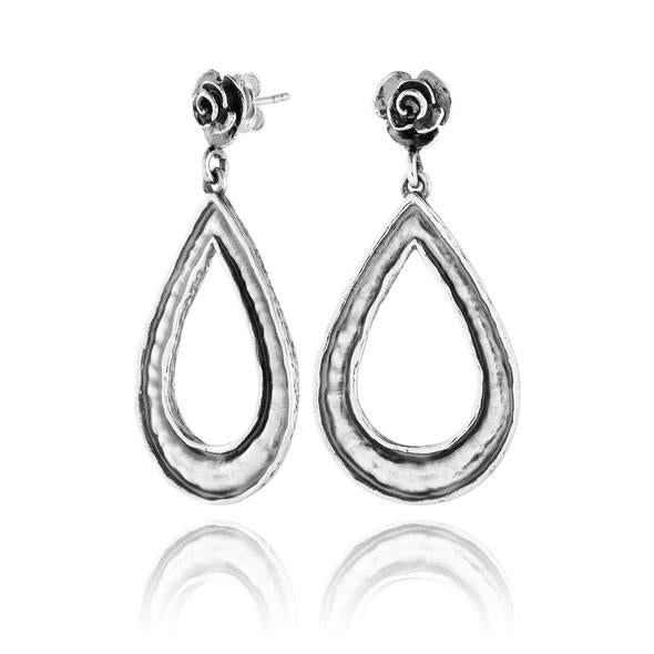 Sterling Silver Geometric Earrings  - Paz Creations Jewelry
