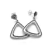 Sterling Silver Geometric Earrings  - Paz Creations Jewelry
